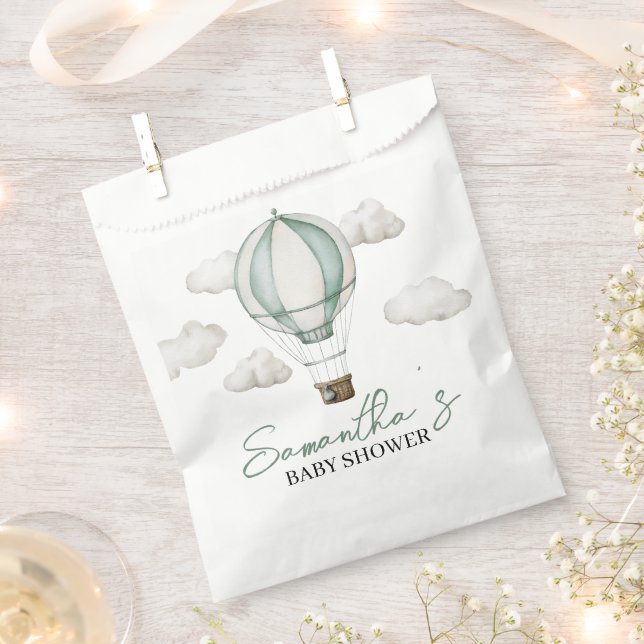 Adventure Awaits Baby Shower Favor Bags (Clipped)