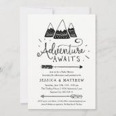 Adventure Awaits Baby Shower Invitations (Front)