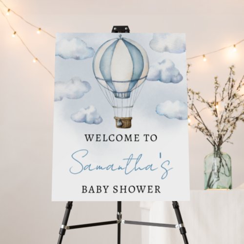 Adventure Awaits Baby Shower Welcome Sign