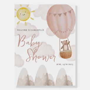 Adventure Awaits Baby Shower Welcome Sign