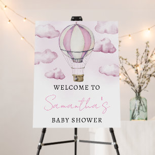 Adventure Awaits Baby Shower Welcome Sign