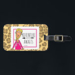 Adventure Awaits Bag Tag<br><div class="desc">Fun bag tag/ luggage tag with a great statement about life and travel. Keep Calm and Travel On.</div>