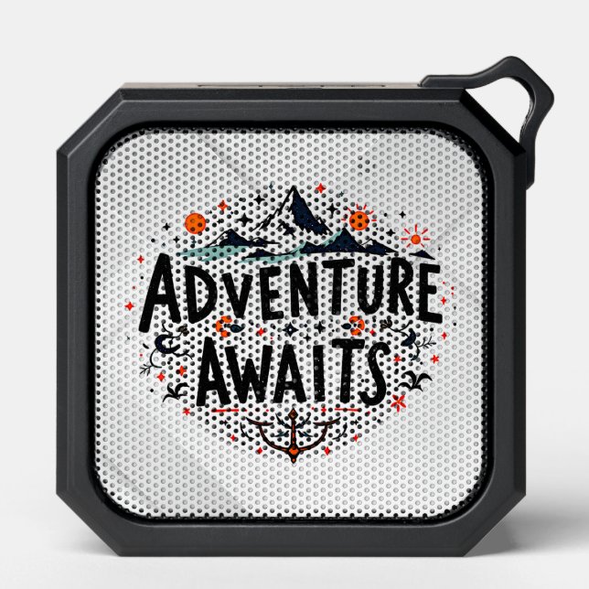 Adventure Awaits Bluetooth Speaker (Front)