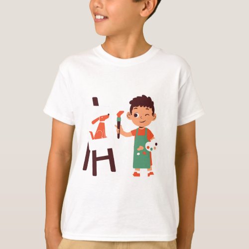 Adventure Awaits Boy Painting Tee Collection