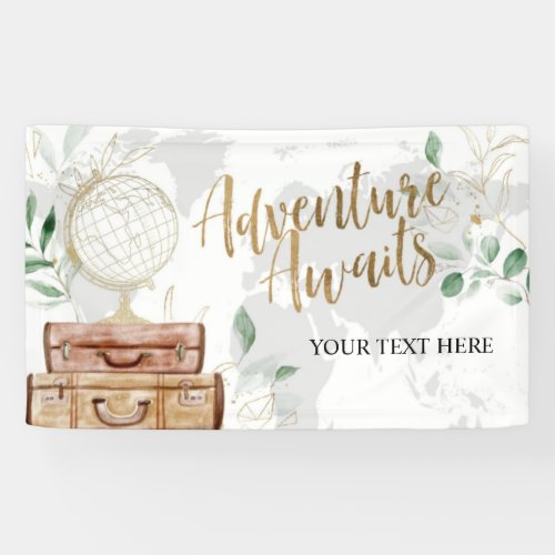 Adventure Awaits Bridal Shower  Banner