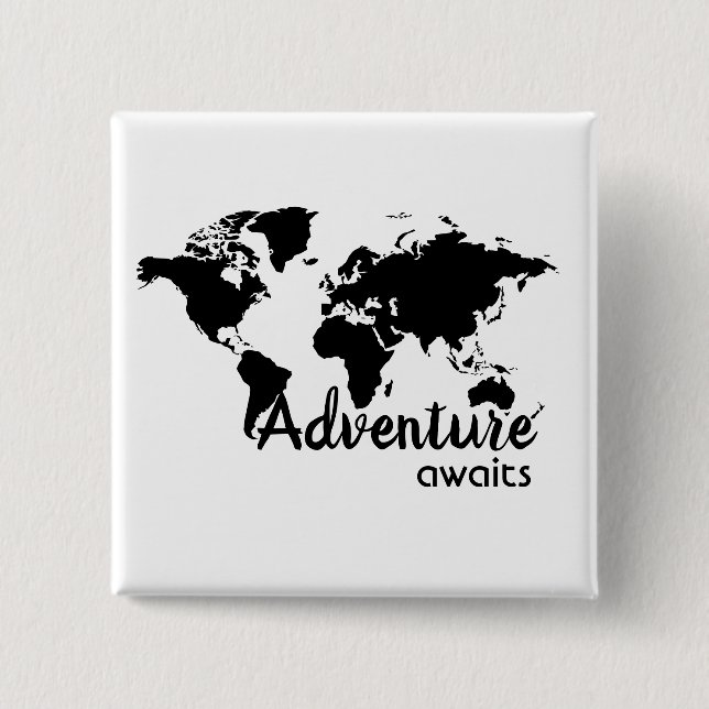Adventure awaits button (Front)