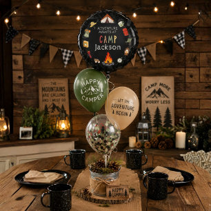 Adventure Awaits Camp Birthday Balloon