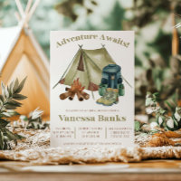 Adventure Awaits! Camping, Hiking Bridal Shower