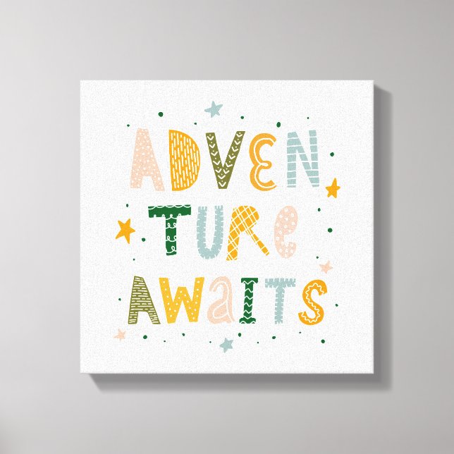 Adventure Awaits Canvas Print (Front)