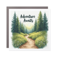 Adventure Awaits Car Magnet
