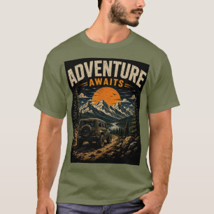 Adventure Awaits – Collect Moments Not Things T-Shirt
