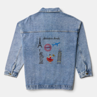 Adventure Awaits Denim Jacket
