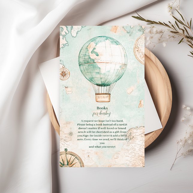 Adventure Awaits Gender Neutral Books for Baby Enclosure Card (Creator Uploaded)