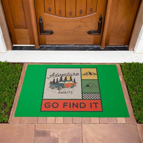 Adventure Awaits Go Find It Doormat