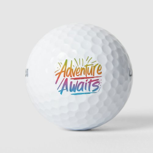 Adventure Awaits Golf Balls