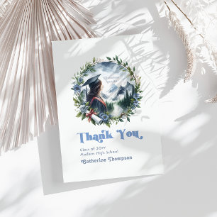 Adventure Awaits Graduation Thank You Card