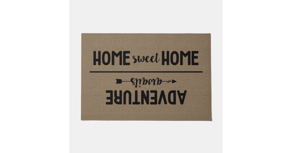 2' x 3' Adventure Awaits Welcome Door Mat, Navy