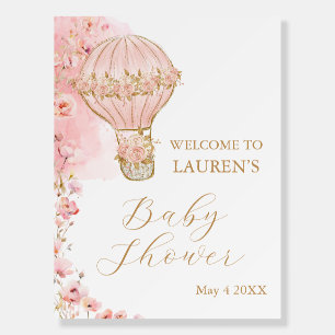 Adventure Awaits Hot Air Balloon Baby Shower Foam Board