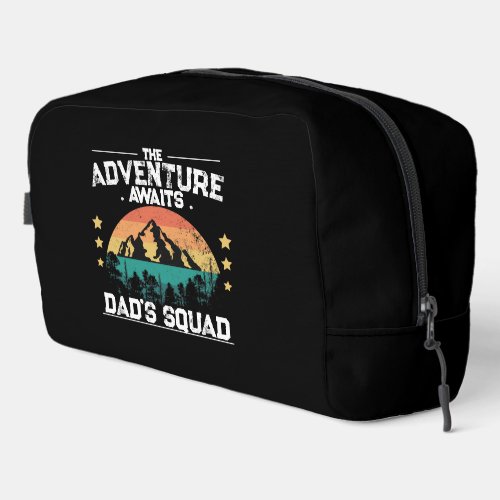 Adventure Awaits Im the Camping Dad DADs SQUAD Dopp Kit