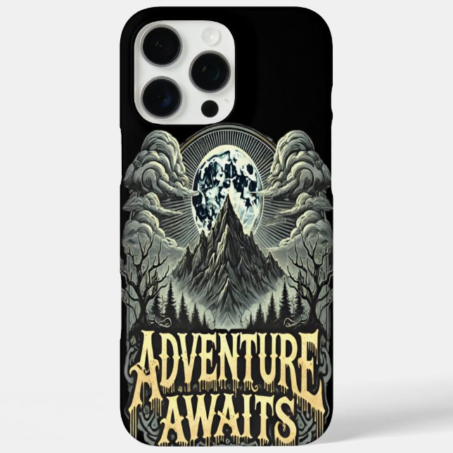 Adventure Awaits in a Mystical Mountain Landscape Case-Mate iPhone Case (Back)