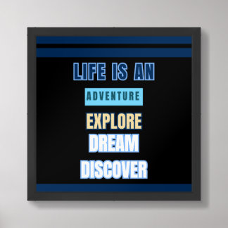 Adventure Awaits - Inspirational Quote Poster