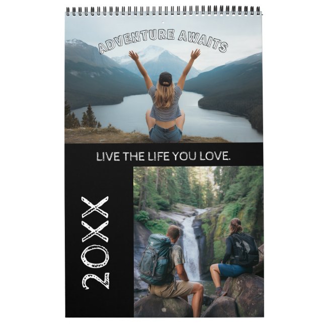 Adventure Awaits | Inspirational Travel Photo Calendar (Cover)