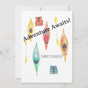 Adventure Awaits Invitation