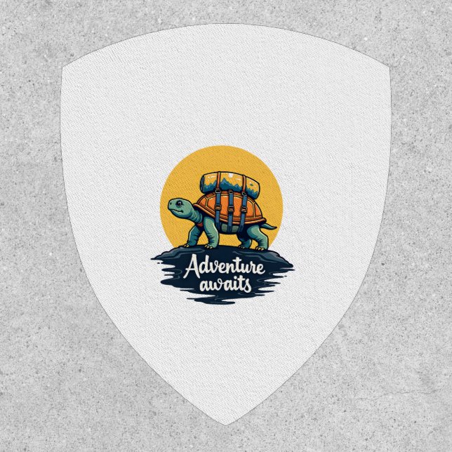 Adventure Awaits is Hiking Adventures is Outdoor A Patch (Front)