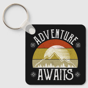 Adventure Awaits Keychain
