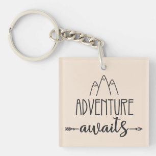 Adventure Awaits Keychain