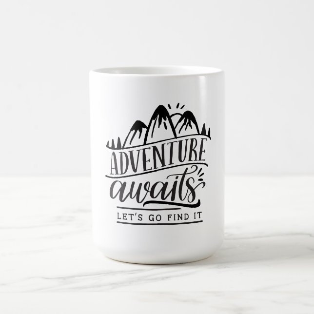 Adventure Awaits Let's Find It Coffee Mug (Center)