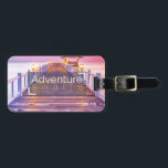 Adventure Awaits Luggage Tag<br><div class="desc">Brag about your latest trip or your next one with amazing show off products! Adventure awaits those you are willing to take chances!</div>