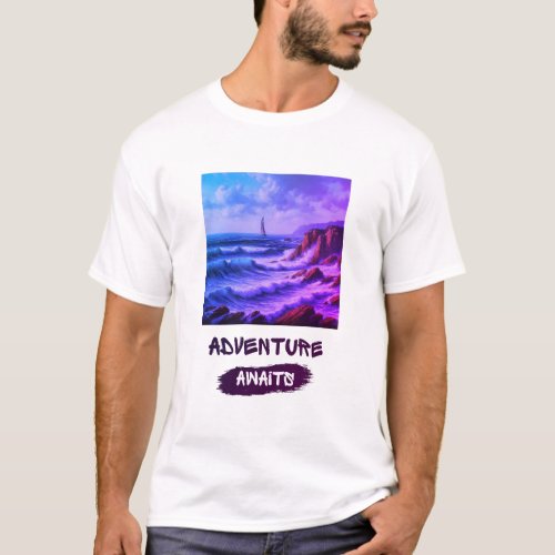 Adventure Awaits Mens T_Shirt