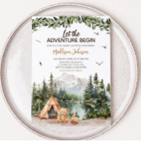 Adventure Awaits Mountain Baby Shower 