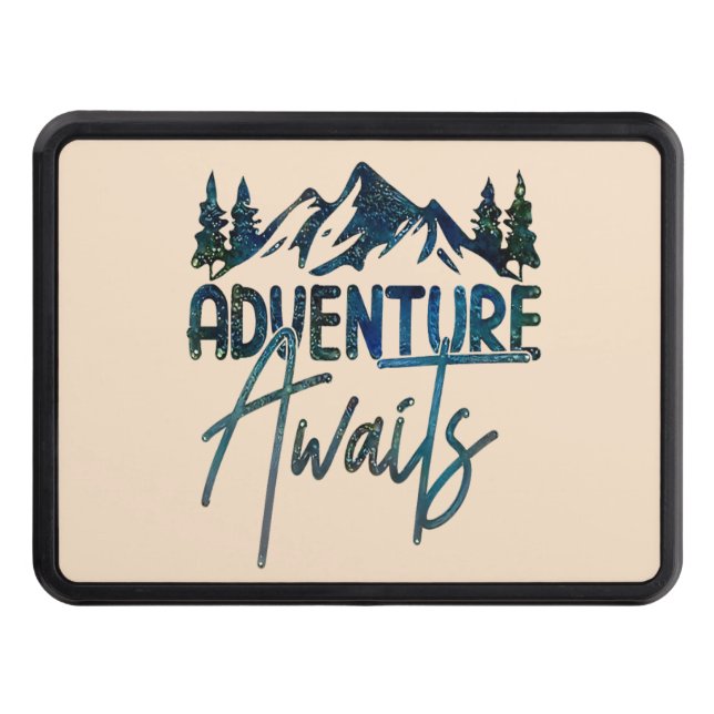 Adventure Awaits, Mountain Hitch Cover (Front)