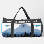 Adventure Awaits Mountain Skyline Travel Bag