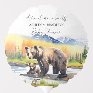 Adventure awaits National Park theme baby shower Balloon