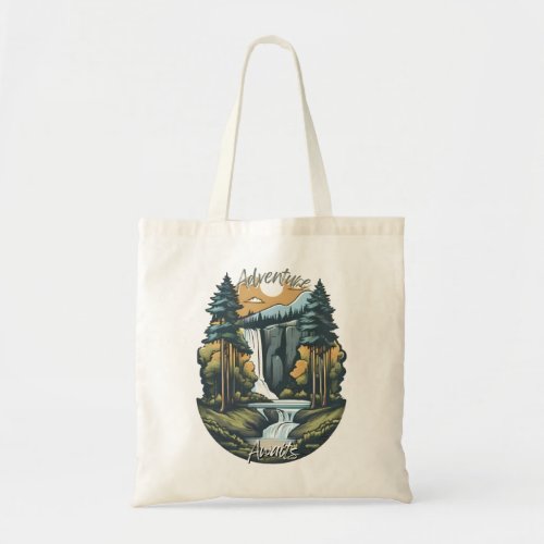 Adventure Awaits _ Nature Tote Bag