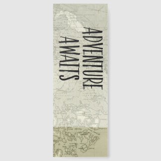 Adventure Awaits Old World Map Bookmarks