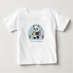 Adventure Awaits Panda Baby T-Shirt