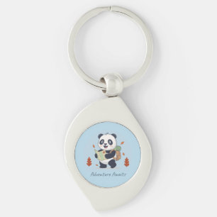 Adventure Awaits Panda Keychain