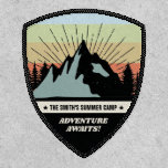 Adventure Awaits Personalised Montain Patch at Zazzle