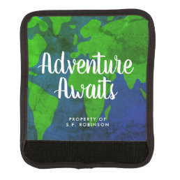 Adventure Awaits Personalized luggage handle wrap
