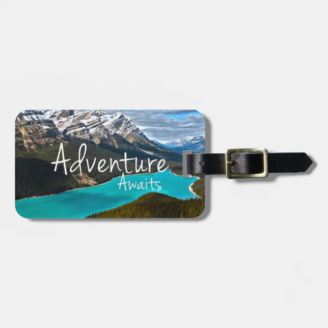 ADVENTURE AWAITS LUGGAGE TAG main image 1