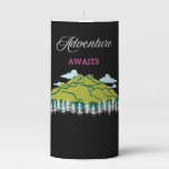Adventure Awaits Pillar Candle