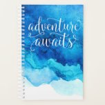 Adventure Awaits Planner<br><div class="desc">Adventure Awaits Planner with watercolor background</div>