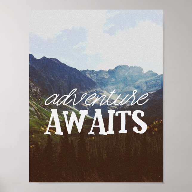 Adventure Awaits Poster (Front)
