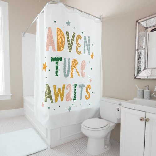 Adventure Awaits Shower Curtain