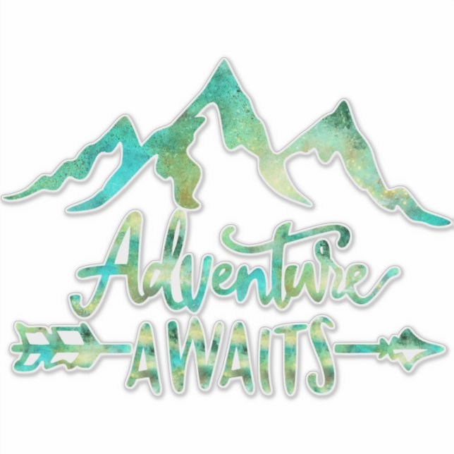ADVENTURE AWAITS STICKER (Front)