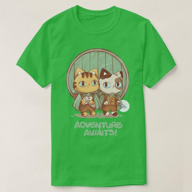 Adventure awaits T-Shirt (Design Front)